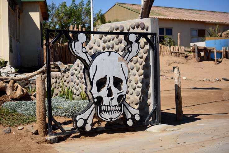 Entrance to Skeleton Coast Namibian National Parks