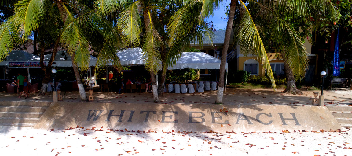 Alona Beach Panglao on Bohol Island in the Philippines