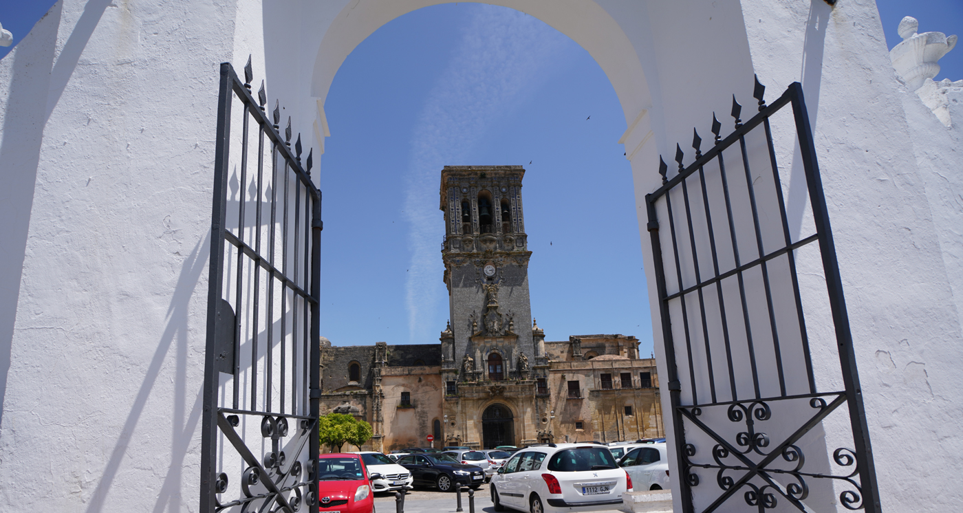 Arcos De La Frontera Town Square and Cathedral