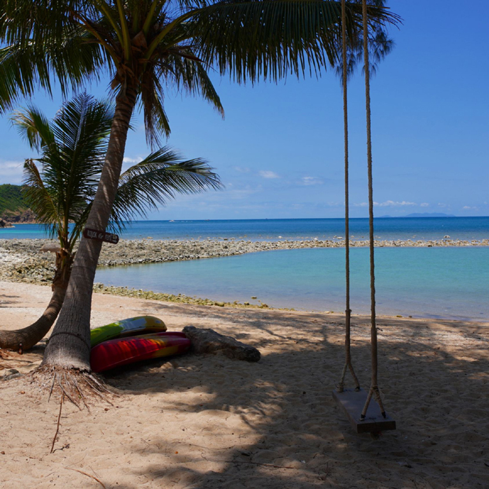 Ko Phangan in the Gulf of Thailand