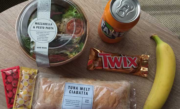 UK Hotel Quarantine Food Lunch